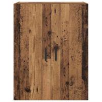 Wandkast Oud hout 69.5 x 34 x 90 cm Bewerkt hout - thumbnail