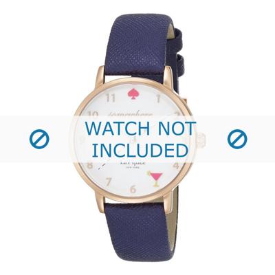 Horlogeband Kate Spade New York KSW1040 Leder Blauw 16mm Horlogeband Kate Spade New York KSW1040 Leder Blauw 16mm