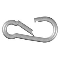 dörner + helmer 4815104 Karabijnhaak, galvanisch verzinkt 100 mm 6 stuk(s) - thumbnail