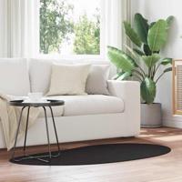 VidaXL Vloerkleden huarte zwart 80 x 150 cm polyester - thumbnail