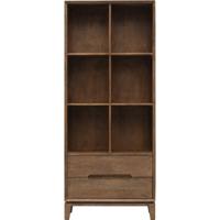 Livingfurn Boekenkast 'Cortez' Mangohout, 200 x 83 cm - thumbnail