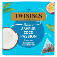 Twinings Zwarte thee kokosnoot passievrucht 20 Zakjes - thumbnail