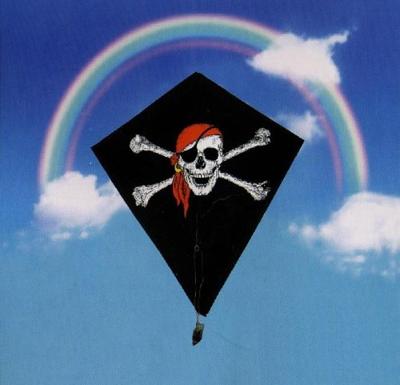 Diamant vlieger piraat 82x88cm