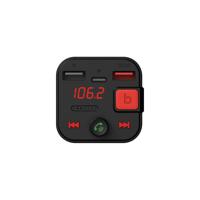 SAVIO FM-zender, Bluetooth 5.3, QC 3.0 lader, LED display, Bass Boost, TR-15, zwart - thumbnail