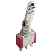 C & K Switches 7203SDWQE Tuimelschakelaar 120 V/AC, 28 V/DC 5 A 2x aan/uit/aan 1 stuk(s) Bulk - thumbnail