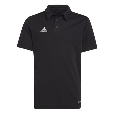 adidas Entrada 22 Polo Kids Zwart Wit