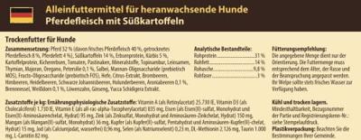 WOLFSBLUT Wide Plain Puppy Horse with sweet potatoes - droog hondenvoer - 12,5kg