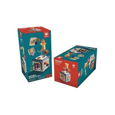 Master Automobilist 10-in-1 - TOP HELDER - Multifunctionele kubus - Fijne motoriek - Verwisselbare gezichten