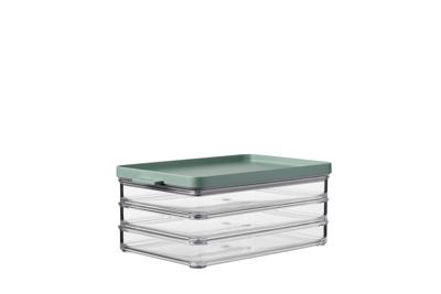 Mepal koelkastdoos Omnia vleeswaren 3x 500 ml - nordic sage Mepal koelkastdoos Omnia vleeswaren 3x 500 ml - nordic sage