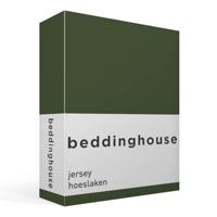 Beddinghouse Hoeslaken Jersey Dark Green-1-persoons (80/90 x 200/210/220 cm) - thumbnail