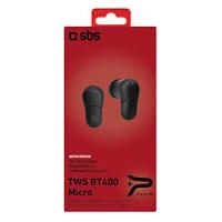 SBS Micro BT400 In Ear Bluetooth Hoofdtelefoon - thumbnail