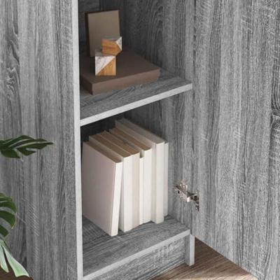 Hoge kast Grijs Sonoma 35 x 39 x 168 cm