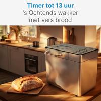 Profi Cook PC-BBA 1282 inox Broodbakmachine Anti-aanbaklaag, Timerfunctie 3.1 l RVS - thumbnail