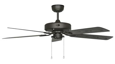 CasaFan CLASSIC OUTDOOR 132 BZ-EB Flügel Kunststoff braun Eiche Dekor Plafondventilator 60 W (Ø x h) 132 cm x 345 mm Brons Met wintermodus