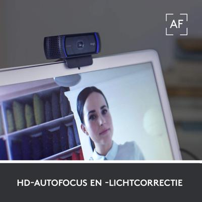 Webcam Logitech C920 HD Pro Zwart 30 fps - thumbnail