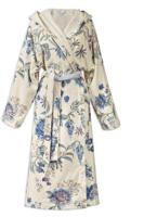 Pip Studio Pip Studio Secret Garden Bathrobe badjas Witblauw XL - thumbnail