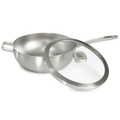BergHOFF Wokpan met deksel 28cm Wokpan Grijs