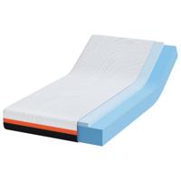 Matrassen Wit, Grijs 120 x 200 cm 100% polyester jacquard stof - thumbnail