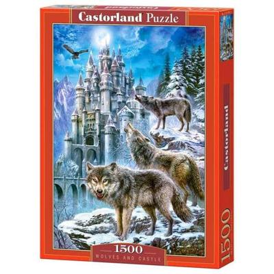 Castorland puzzel - kasteel met wolven - 1500 stukjes Castorland puzzel - kasteel met wolven - 1500 stukjes