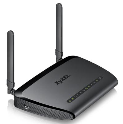 Zyxel AC1200 Simultaneous Dual-Band Wireless Router met DLNA-ondersteuning en krachtige geïntegreerde versterkers met externe antennes [NBG6616]