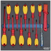 HAZET Schroevendraaierset - geïsoleerd 163-546/12 - Kruiskop profiel PH, Binnen-TORX®-profiel, Sleufprofiel - 12-delig - 0,4 x 2,5 - 0,8 x 4 - PH1 - - thumbnail