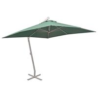 VidaXL Zweefparasol met aluminium paal 300x300 cm groen - thumbnail