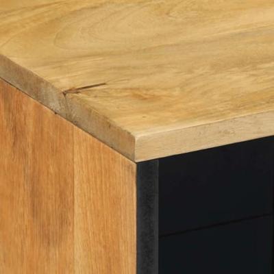 Dressoir 80x33x75 cm massief mangohout bruin Dressoir 80x33x75 cm massief mangohout bruin