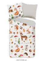Good Morning Kinderdekbedovertrek "dieren" - Multi - (140x200/220 cm) - Katoen Flanel - thumbnail
