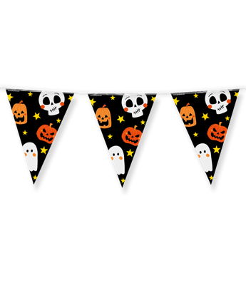 Party Vlaggenlijn Happy Halloween (10m)