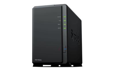 Synology DiskStation DS218play 2x USB-A 3.2 (5 Gbit/s), LAN, RAID, 4K