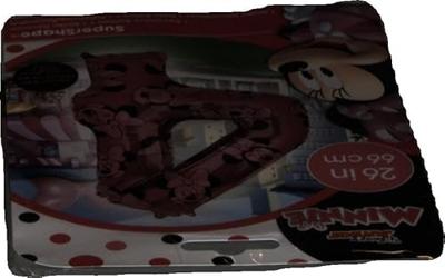 Folieballon Cijfer 4 Minnie Mouse Roze (66cm)