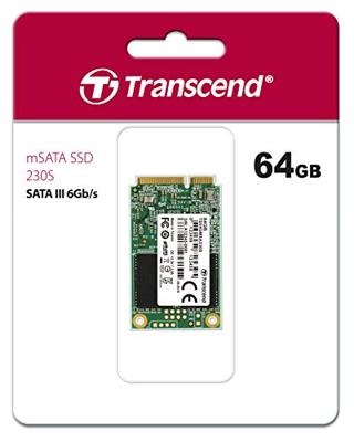 Transcend MSA230S mSATA SSD harde schijf 64 GB mSATA Transcend MSA230S mSATA SSD harde schijf 64 GB mSATA