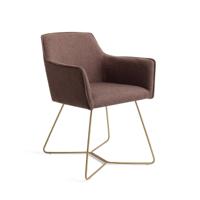 Jesper Home Eetkamerstoel Hofu Beehive Gold - Potters Clay - thumbnail