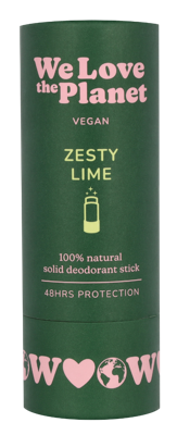 We Love The Planet Zesty Lime Deodorant Stick