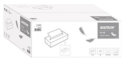 Facial tissues katrin plus 2laags 100 vel wit | 40 stuks