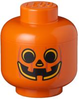 LEGO opbergbox hoofd pompoen klein 16 x 18,5 cm pp oranje - thumbnail
