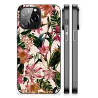 iPhone 14 Pro Max Bloemen Hoesje Flowers - thumbnail