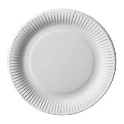 Borden Rond Wit Karton 23 cm (100 stuks)