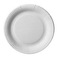 Borden Rond Wit Karton 23 cm (100 stuks) - thumbnail