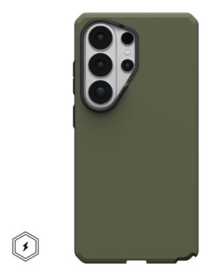 Urban Armor Gear Civilian LT Case Samsung Galaxy S26 Ultra Olijf MagSafe compatible, Met magneetmodule Urban Armor Gear Civilian LT Case Samsung Galaxy S26 Ultra Olijf MagSafe compatible, Met magneetmodule