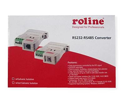 ROLINE Converter RS232-RS485, met galvanische scheiding