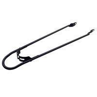 spatbordstang 28" met bumper. Montage op frame dmv M5 boutje. mat zwart