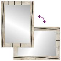 VidaXL Badkamer spiegel met spiegel bruin 70 x 50 x 2,5 cm - thumbnail