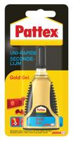 Secondelijm Pattex Gold GEL tube 3 gram op blister - thumbnail