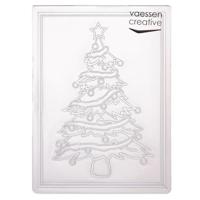 Vaessen Creative • embossing folder kerstboom figuren - thumbnail