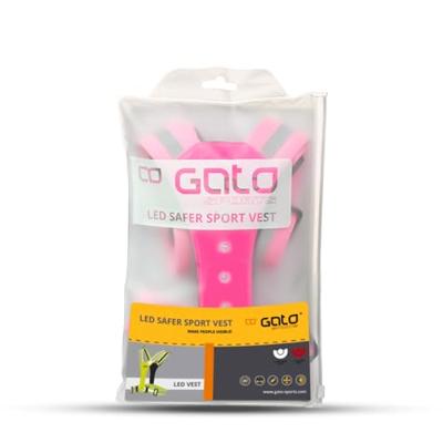 Outwet Gato safer sport led vest hot pink one size