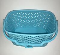 Wasknijpermandje kunststof blauw - thumbnail