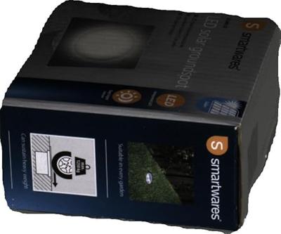 Ranex Ra-5000198 Vierkante Led Solar Grondspot Geborsteld Rvs Glas (5000.198) - thumbnail