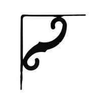 Hoeksteun Micel plm05 Zwart 23 x 19 cm - thumbnail