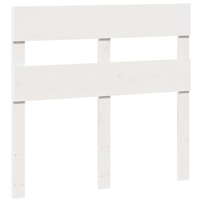 Bedframe zonder matras massief grenenhout wit 200x200 cm